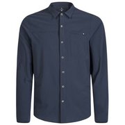 HOSTA CONFORT FIT SHIRT MQLG43XC 81 ダークネイビー Sサイズ [アウトドア シャツ メンズ]