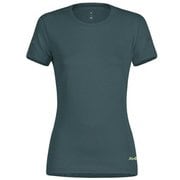 ZEN T-SHIRT WOMAN MTGC65W 5147 ブルーグリーン/イエローグリーン Lサイズ [アウトドア カットソー レディース]