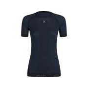 SEAMLESS MAP T-SHIRT WOMAN MTGX95W 86 スティールブルー L-XLサイズ [アウトドア アンダーウェア レディース]