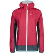 TEOREMA JACKET WOMAN MJAT39W 0486 ピンク/スティールブルー Sサイズ [アウトドア レインジャケット レディース]