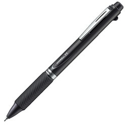 エナージェル 多機能ペン 2色ボール（黒/赤）＋シャープ 0.5mm ダークグレー軸 BLW355A