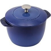 STAUB GOHAN Mロイヤルブルー ポットホルダー付 40508-132