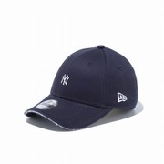 12325565 Youth 9FORTY ベーシックファブリックス ニューヨーク・ヤンキース サンドイッチバイザー ネイビー [キャップ]