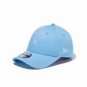 12325567 Youth 9FORTY ベーシックファブリックス ニューヨーク・ヤンキース サンドイッチバイザー オーガストブルー [キャップ]