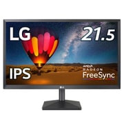 21.5型 IPS フルHD ワイドモニター(1920×1080) フリッカーセーフ/ FreeSync/DAS Mode/ブラックスタビライザー/ブルーライト低減機能/超解像技術搭載 22MN430M-B