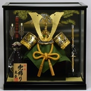 兜ケース飾り 13号彫金兜 Koei-407-3