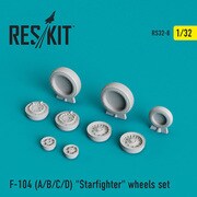 RSK32-0008 F-104A/B/C/D スターファイター ホイールセット [1/32スケール レジン製ディティールアップパーツ]