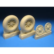 BRAR24412 F6F ヘルキャットホイール ダイアモンド トレッド エアフィックス用 [1/24スケール レジン製ディティールアップパーツ]