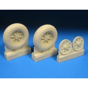 BRAR24413 F6F ヘルキャットホイール 十字トレッド エアフィックス用 [1/24スケール レジン製ディティールアップパーツ]