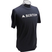 Men's Horizontal Mountain Short Sleeve T Shirt 20383101001 True Black Lサイズ [アウトドア　カットソー]
