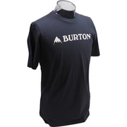 Men's Horizontal Mountain Short Sleeve T Shirt 20383101001 True Black Sサイズ [アウトドア　カットソー]