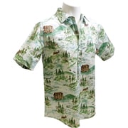 Men's Shabooya Camp Short Sleeve Shirt 20843101300 Sterling Pond Mサイズ [アウトドア　シャツ]