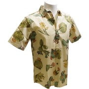Men's Shabooya Camp Short Sleeve Shirt 20843101960 Cactus Mサイズ [アウトドア　シャツ]