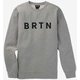 Men's BRTN Crew Sweatshirt 13717106020 Gray Heather Sサイズ [アウトドア　カットソー]