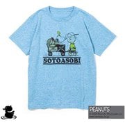 GO0101R SOTOASOBI SNOOPY S/S TEE H.BLUE S [Tシャツ Sサイズ]