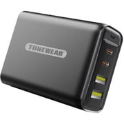 TUNEMAX 100W Gan Wall Charger Black TUN-IP-200107