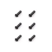 防塵プラグ・イヤホンジャック用キャップ 黒色 3.5mm 6個入 TSH-M7-BP-35B6