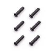 防塵プラグ・イヤホンジャック用キャップ 黒色 4.4mm 6個入 TSH-M7-BP-44B6