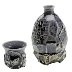 酒器セット 濃紫