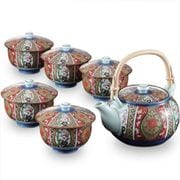 錦古伊万里 番茶器揃（籐ツル）