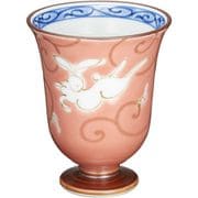 彩釉福うさぎ 姫グラス(ピンク)