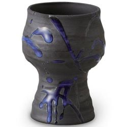 黒釉彩 丸氷グラス