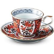 極上古伊万里 花コーヒー碗皿