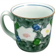 一珍山茶花 マグカップ（グレー）