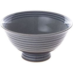 錆うずライン 茶碗（大）