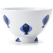 フィッシュ 茶碗（大）青