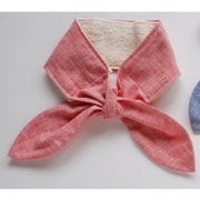 20-26 冷んやりシート付き 今治タオルマフラー 縦ワッシャー 赤