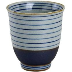 錆うずライン 湯呑み（大）