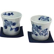 桜・山茶花 布コースター付ペアKフリーカップ