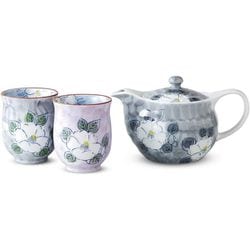 一珍山茶花 S茶こし付ポット茶の間揃