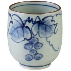 手描ぶどう 湯呑み（大）