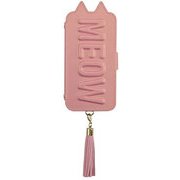 UNI-CSDIP20S-2TTCPK [iPhone SE（第2世代）/8/7 4.7インチ用 Tassel Tail Cat Flip Case pink]