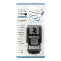 スタンプ 回転印 曜日と天気柄 35375006