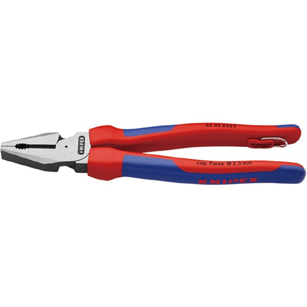 KNIPEX クニペックス0202-225TBK [強力型ペンチ 落下防止 （BK）]