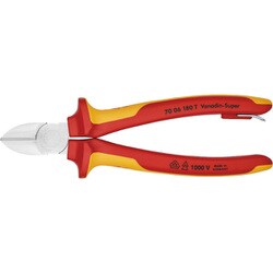 【新品】KNIPEX（クニペックス） 7006-180TBK 絶縁斜ニッパー 落下防止 （BK） Amazon.co.jp: クニペックス KNIPEX 絶縁斜ニッパー 落下防止
