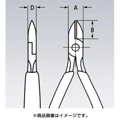 珍しい KNIPEX（クニペックス）7552-125 エレクトロニクスニッパー