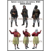 EM35185 WWIIロシア赤軍戦車兵 村の女性に様子を尋ねる戦車兵長 1939～43 [1/35スケール プラモデル]