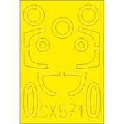 EDUCX571 He162A 塗装マスクシール スペシャルホビー用 [1/72スケール マスクシール]