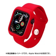 JGWSSCW5L0-RD [AppleWatch 4&5 44mm 用 シンプルモノカラーバンド RD]