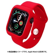JGWSSCW5S0-RD [AppleWatch 4&5 40mm 用 シンプルモノカラーバンド RD]