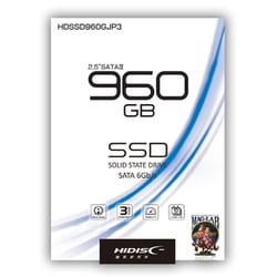 内蔵SSD 960GB 2.5インチ SATAIII バルク品 HDSSD960GJP3