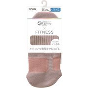 JDC5085 [Clear Beauty Active（クリアビューティ アクティブ） 【FITNESS】ミドル丈 スポーツソックス 23-25cm ベビーベージュ]