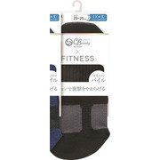 JDC5085 [Clear Beauty Active（クリアビューティ アクティブ） 【FITNESS】ミドル丈 スポーツソックス 23-25cm ブラック]