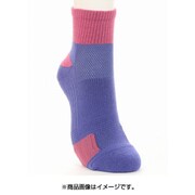 JDC5085 [Clear Beauty Active（クリアビューティ アクティブ） 【FITNESS】ミドル丈 スポーツソックス 23-25cm パープル]