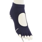 PDC6020 [Clear Beauty Active（クリアビューティ アクティブ） 【YOGA】指先なし 5本指ソックス 甲あきタイプ スニーカー丈 23-25cm ナイトネビー]