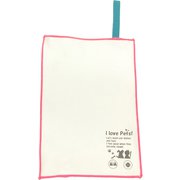 トレシー ワンコ用食器洗いクリーニングクロス ワンポイントSサイズ ピンク